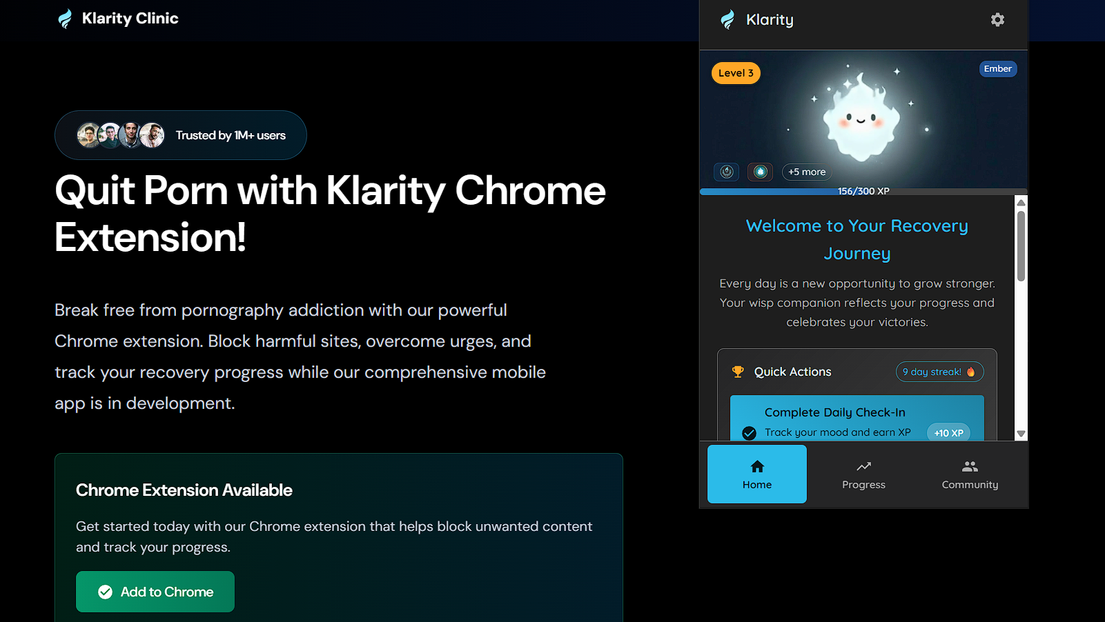 Klarity Clinic - Recovery Platform